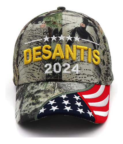 Sombrero Desantis 2024, Gorra Béisbol Make America Florida,