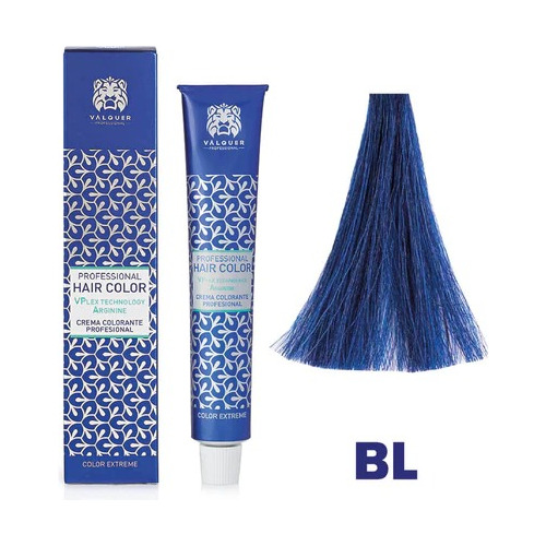 Tinte Valquer Profesional 60g - Bl Intensificador Azul