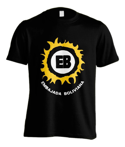 Remera Embajada Boliviana #06 Rock Artesanal Planta Nuclear