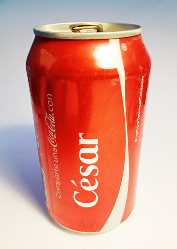 Lata Coca Cola. César. 2013. Colección (Usado)