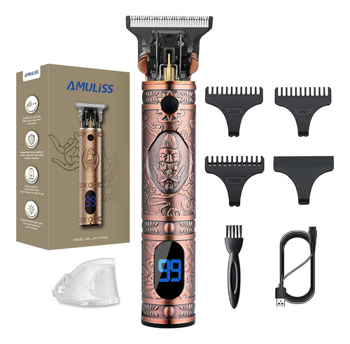 Amuliss Cortadora De Cabello Profesional Para Hombres Cor...