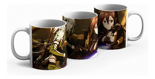 Taza Mug 11oz Anime Manga Sao Sword Art Online Ggo