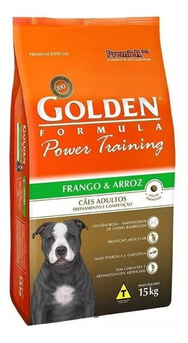 Ração Premier Golden Power Training Cães Adultos 15kg