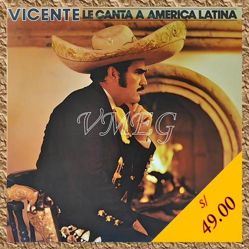 Vmeg Cd Vicente Fernández 1985 Le Canta A América Latina