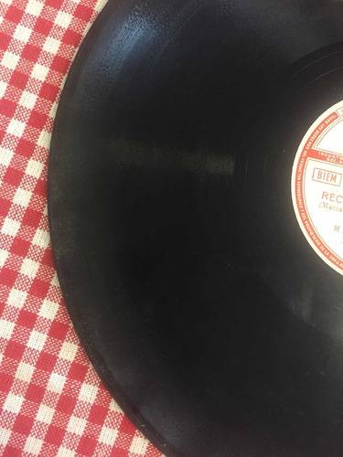 Disco De Pasta Mariano Mores Odeon 61003 78 Rpm (Usado)