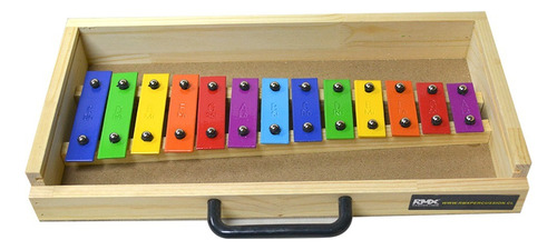 Metalofono 13 Notas Color C/caja Rmx *oferda*