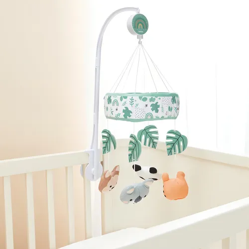 Mueble de cuna para bebé Selvinha, canción de cuna musical, color buba, color animal