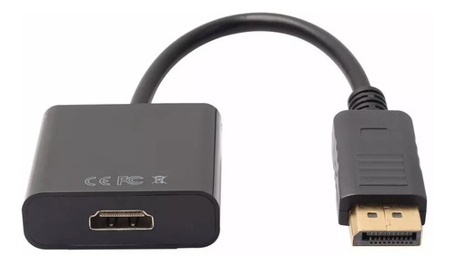 Adaptador De Displayport A Hdmi / Display Port Punta Dorada