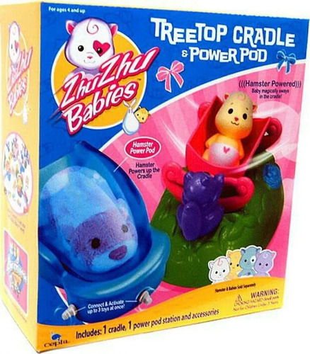 Zhuzhu Treetop Cradle & Power Pod (no Incluye Hamster)