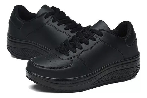 Zapatillas Deportivas Informales Para Mujer Con Suela Gruesa