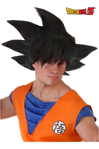 Peluca De Goku, Accesorio De Disfraz Para Hombre, Halloween