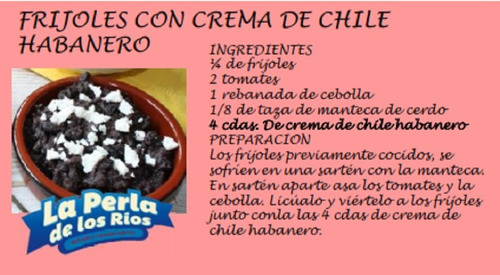 Imagen 5 de 7 de Salsa Habanera La Perla De Los Rios Cont Neto 10pz