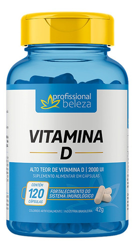 Suplemento De Vitamina D 60 Cápsulas - Calciferol