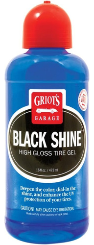10995 Negro Brillante Gel Neumáticos De 16 Oz