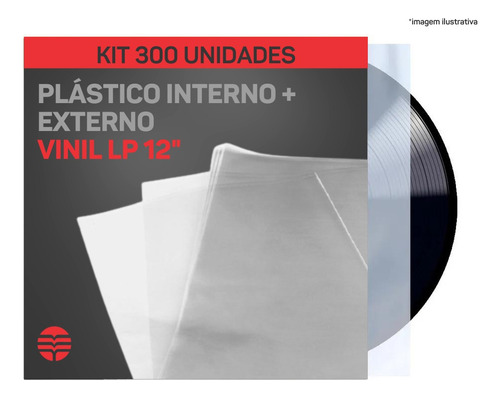 Plastico Vinil Lp 300 - 150 Externos 0.15 + 150 Interno