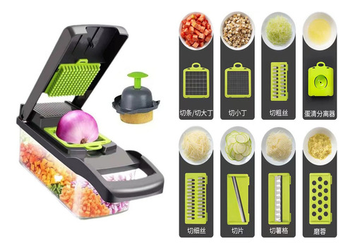 Rallador Cortador Picador De Verduras Fruta Nicer Dicer 14pz