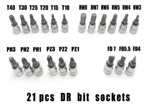 Autocle Dados Acerokit 46pcs Juego De Herramientas Mecánicas