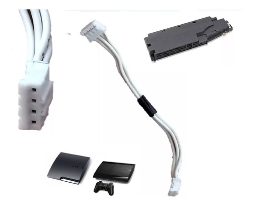 Cabo Fonte Para Ps3 Slim Super Slim E Fat 4 Vias (1730)