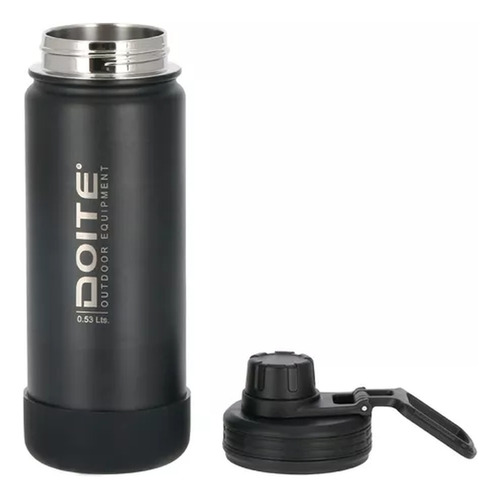 Botella Termo Active Black 530ml. Doite