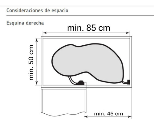 Esquina Oscilante Derecha Cerrajes Gris Grafito 1201-361