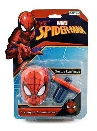Trompo Luminoso Spiderman Marvel Ditoys 2101