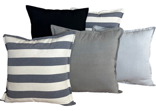 Almohadones Decorativos Tusor Set De 5 Combinaciones 50x50 H- 1. 5. 7. 31. 31 Combo