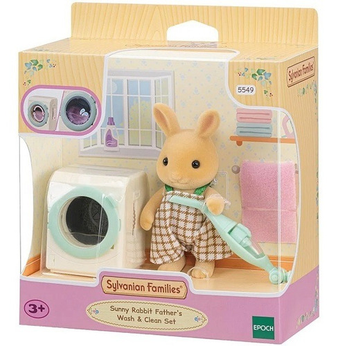 Sylvanian Families Conjunto Do Papai Coelho Raio De Sol 5549