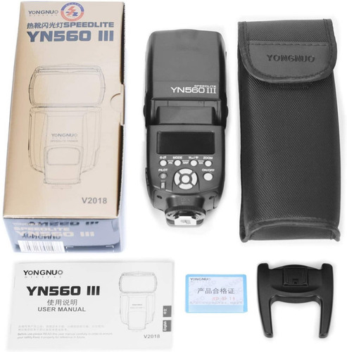 Imagen 9 de 10 de Flash Yongnuo, Yn560 Iii, Compatible Con Canon, Nikon, Sony