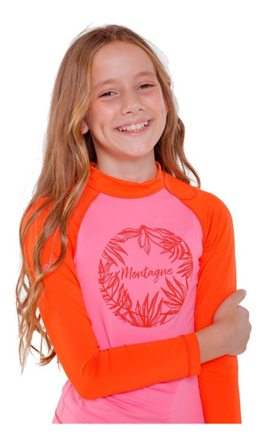 Remera Manga Larga De Niños Natuk Proteccion Uv Verano