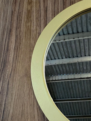 Espejo Circular Redondo 60cm Plata Y Oro Y Más Decoracón