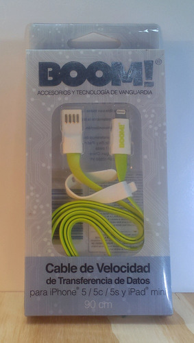 Cable Para iPhone 5, 5c, 5s Y iPad Mini, Disponible 