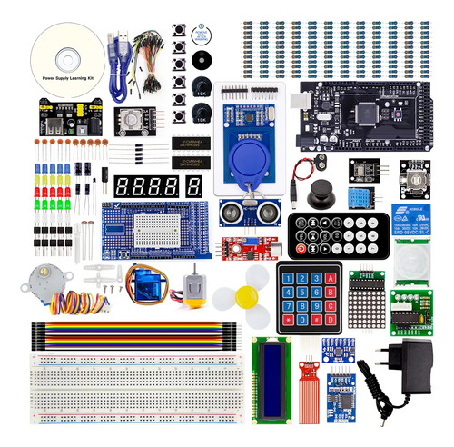 Kit Mega Avançado Componentes Para Arduino Caixa Nfe
