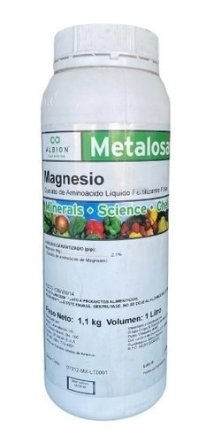 Metalosate Magnesio 1l Fertilizante Foliar