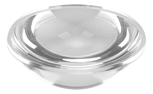 La Lente De Cristal Convexa Del Diámetro 60m M Llevó La Lent