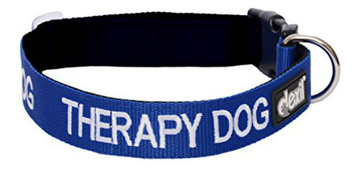 Azul Perro De La Terapia Limitada Dexil Código De Color S-m-