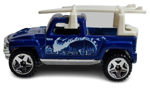 Hummer H3t Surf Azul 2008 Hot Wheels 1:64 Loose