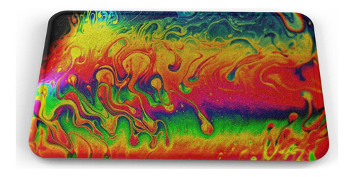 Tapete Pintura Colorida Abstracta Baño Lavable 50x80cm