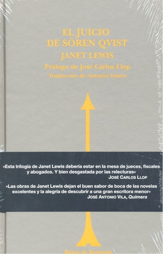El Juicio De Sãâ¶ren Qvist, De Lewis, Janet. Editorial Reino De Redonda, Tapa Dura En Español