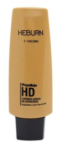 Heburn Profesional Base Maquillaje Hd 706 Todo Tipo Piel