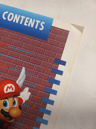 Manual Super Mario 64 Original Em Boas Condições (Usado)