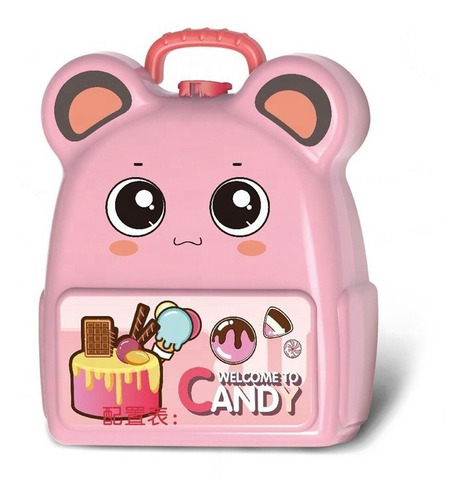Imagen 3 de 4 de Mochila Niña Sorpresa Paleta Helados Comida Maleta Juguete
