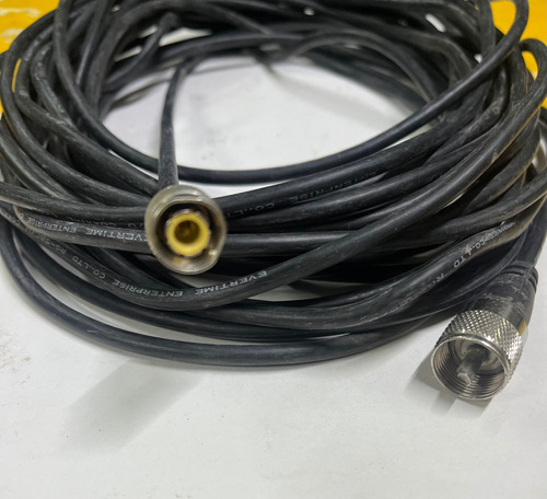 Cable Coaxial Rg58c/u Conectores N.macho  15 Mts