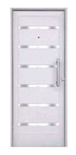 Puerta Exterior Pavir Verona Blanca 80 Libre Mantenimiento