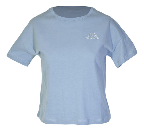 Remera Kappa Logo Silva Lt Mujer Blue