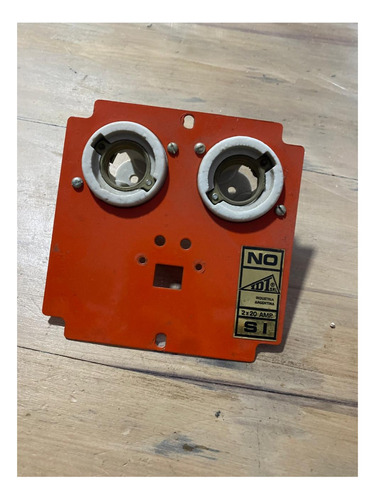 Porta Tapones Chapa Idi 2x20amp