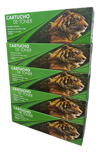 Kit De 5 Toner Generico Cf283a Marca Tigre