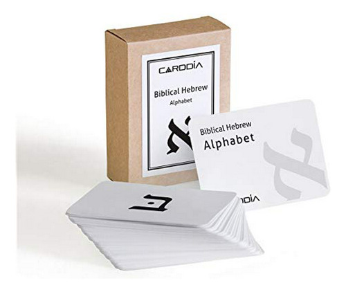 Tarjetas De Estudio Alfabeto Hebreo - Consonantes, Vocales, 