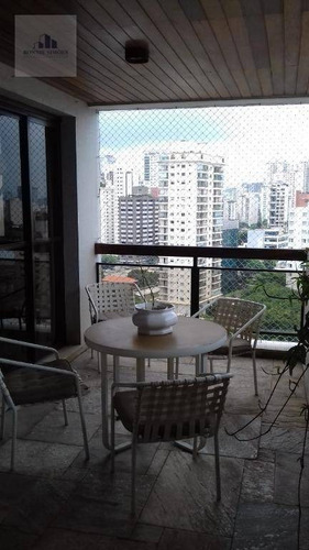 Imagem 2 de 19 de Apartamento À Venda, Campo Belo, Edifício Solar Dos Bandeirantes, Rua Barão De Jaceguai 1414, 4 Dormitórios, 2 Suítes, 1 Banheiro, 220 M², São Paulo. - Ap1103