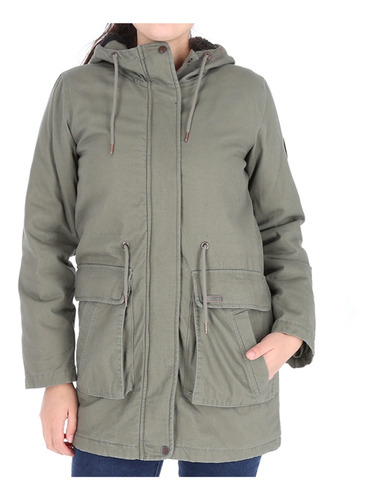 Chaqueta Roxy Canvas Mujer Burnt Olive