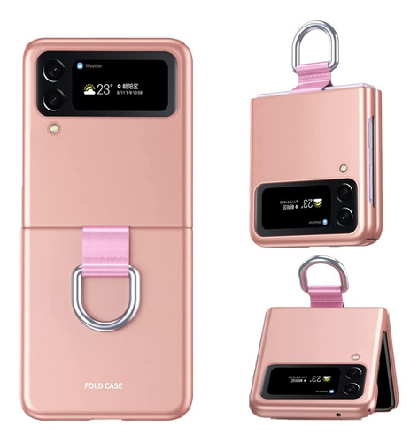 Compatible Con Samsung Z Flip3 5g Ring Ribbon Phone Case